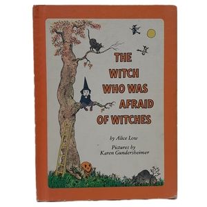 🍒 1978 Vintage The Witch Who Was Afraid of Witches Kids HC Book